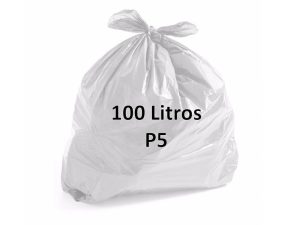100 Lts Branco c/ 100 Unid - Saco p/ Lixo
